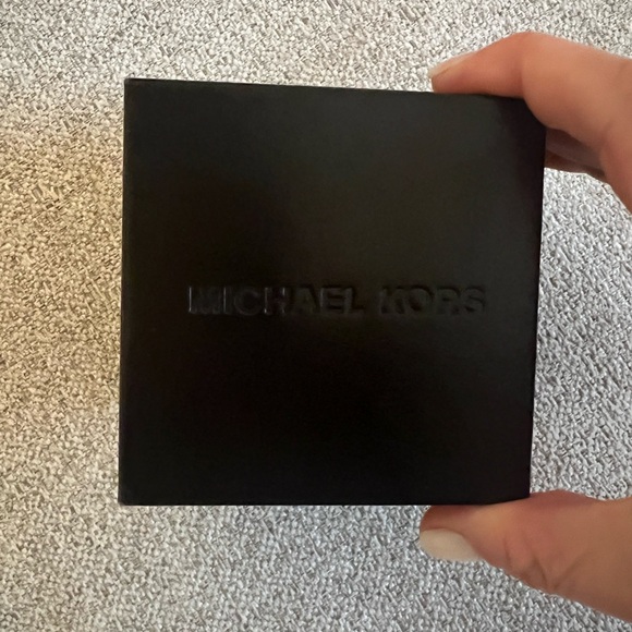 Gold toned Micheal Kors rectangle watch - Picture 9 of 10